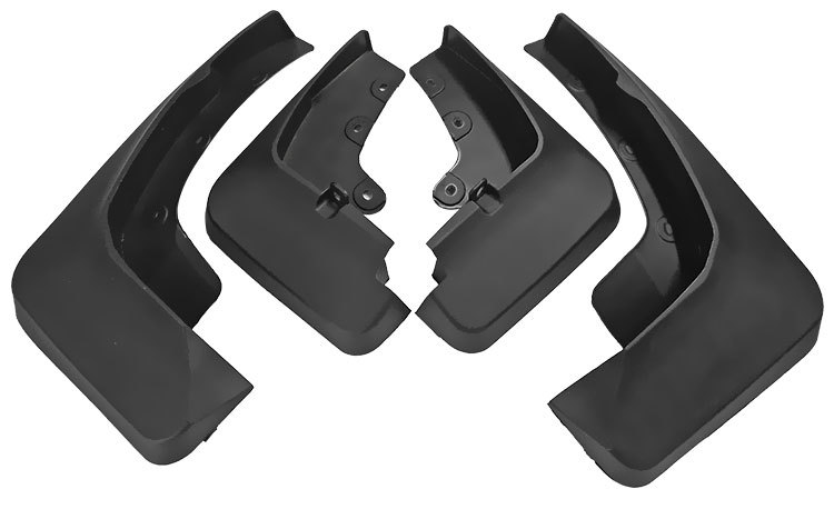 Xotic Tech 4PCS Front & Rear Mud Flap Splash Guards Fender Flare Mudguard Dirt Slush Trap Protector W/Hardware Accessories Full Set Compatible With Ford Escape 2013-2019 (without Running Board - View #2