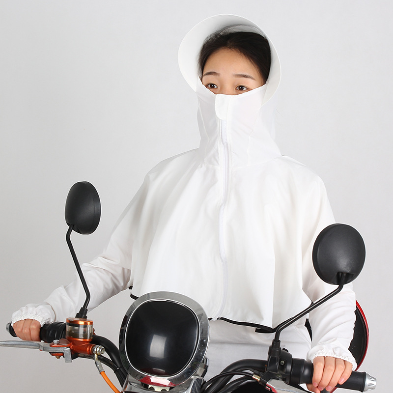 motorcycle drive a car Shawl Hooded Ride a bike Sunscreen Sunscreen Electric summer Tram a storage battery car Sunscreen Coat