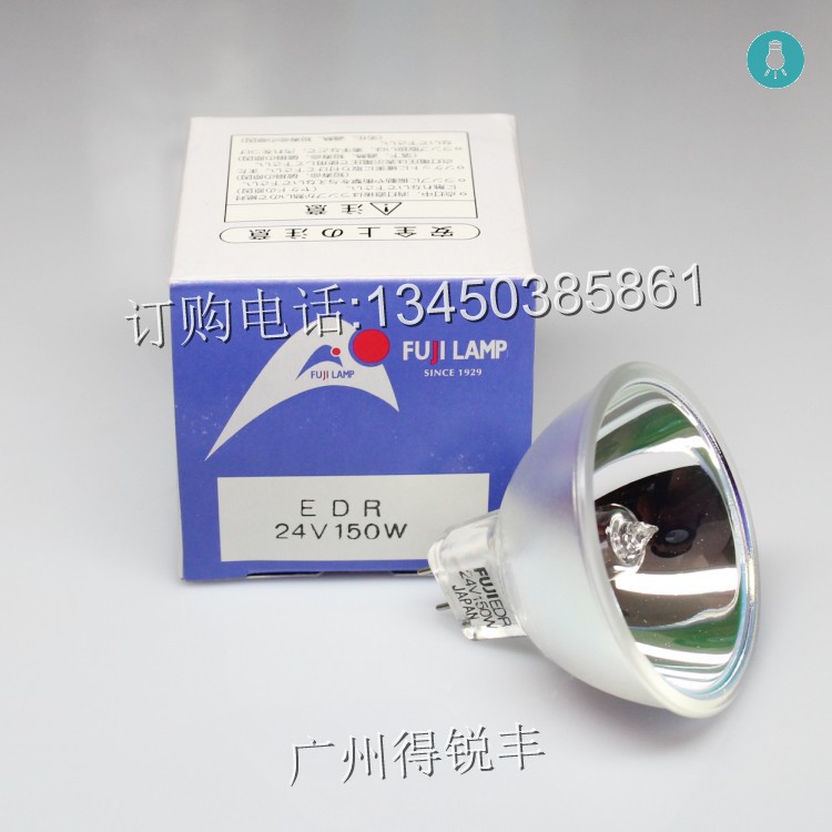 Fuji Electric 24V 150W EDR Cold Light Source Bulb for Medical and Industrial Endoscopes (Japan)