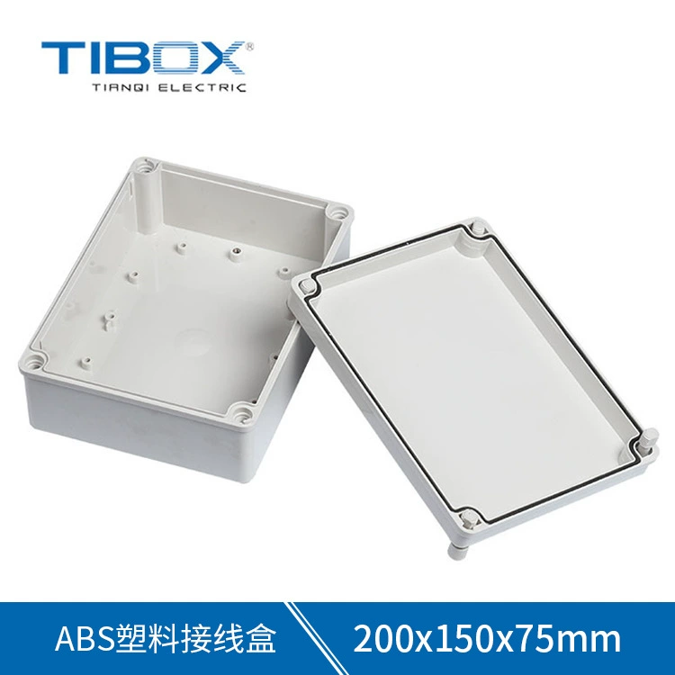 Оптовый Открытый водонепроницаемый ящик для инструментов 200*150*75 распределительная коробка АБС-пластик распределительная коробка корпус распределительной коробки