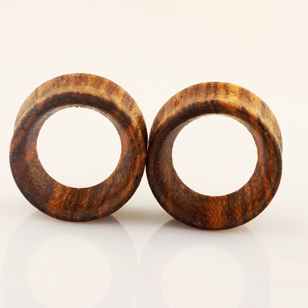 Hollow Wood Ear Expander Rosewood Auricle Puncture Jewelry Ear Tunnel 20mm detail image 9