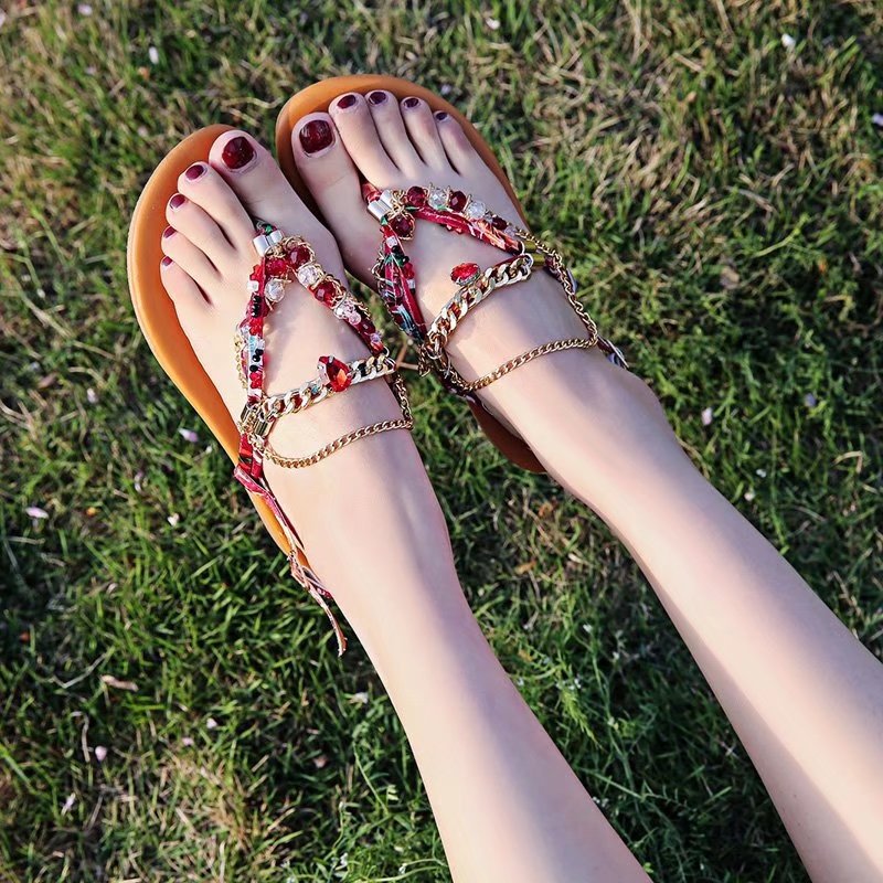 Chaussures été pour femme en Caoutchouc - Ref 3345938 Image 1