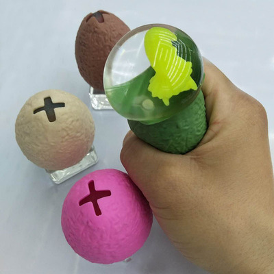 Manufactor Direct selling customized Explosive money tpr Strange new cross Dinosaur Eggs Vent Decompression Toys Mixed color