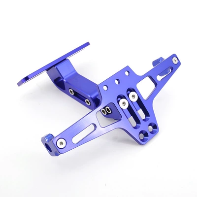 License plate holder/license plate holder, Motorcycle license plate holder electric - blue-without-light
