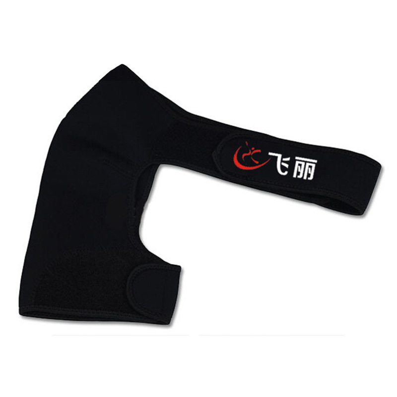 双向调节单肩男式护肩 跑步运动杠铃护肩 复合材料健身运动护肩