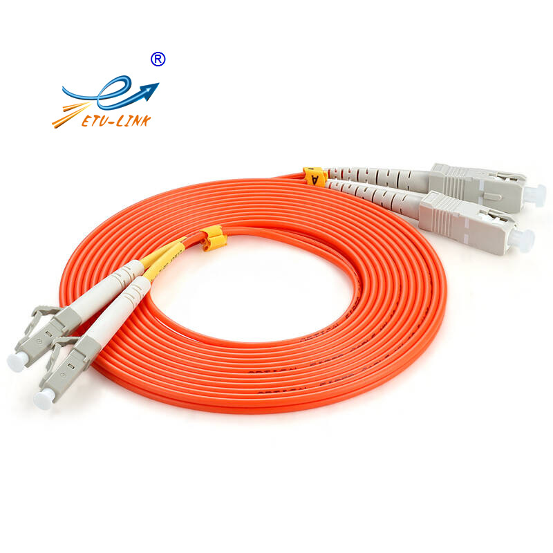 OM2光纤跳线LC SC FC ST多模双芯ETU-LINK电信级跳线有线稳定
