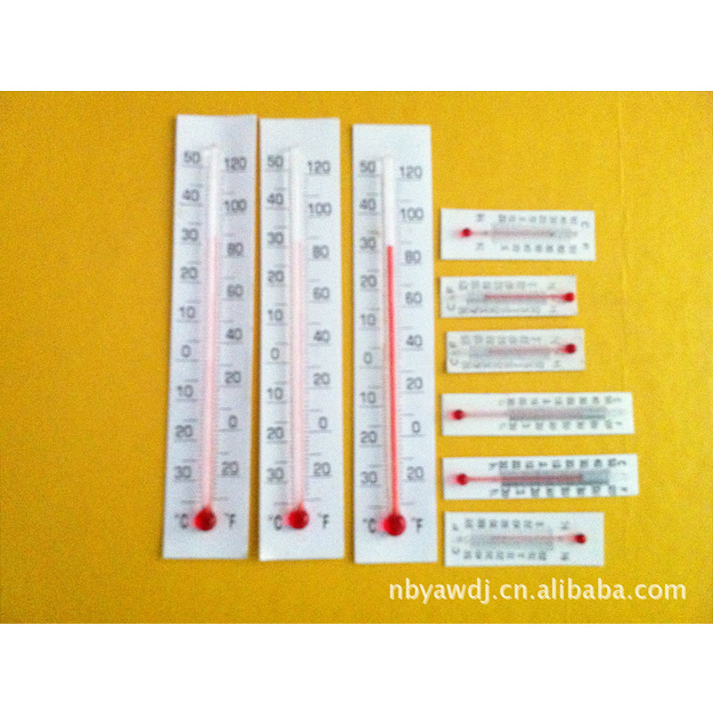 厂家批量供应 wt001 pvc温度计 多种型式温度计