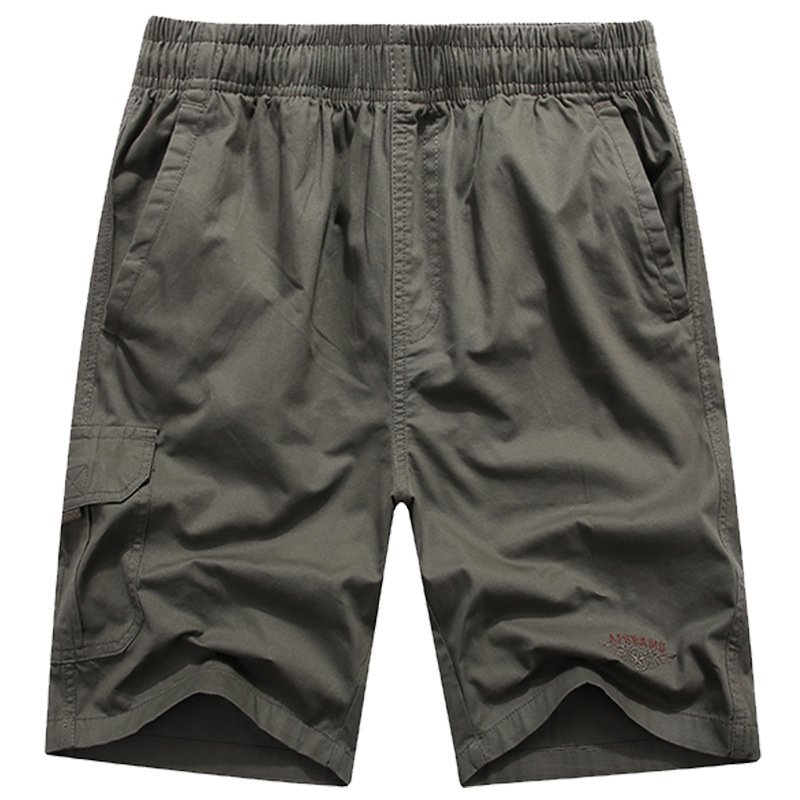 2019 pantalones cortos transfronterizos de verano Pantalones cortos multi-Bolsa de los hombres pantalones cortos de algodón pantalones casuales sueltos quinto pantalones al por mayor 3126