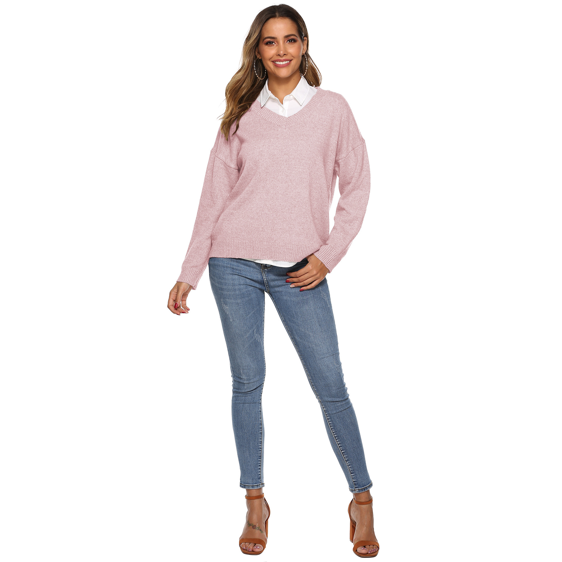 Pull femme en Fibre de polyester Polyester  - Ref 3414227 Image 75