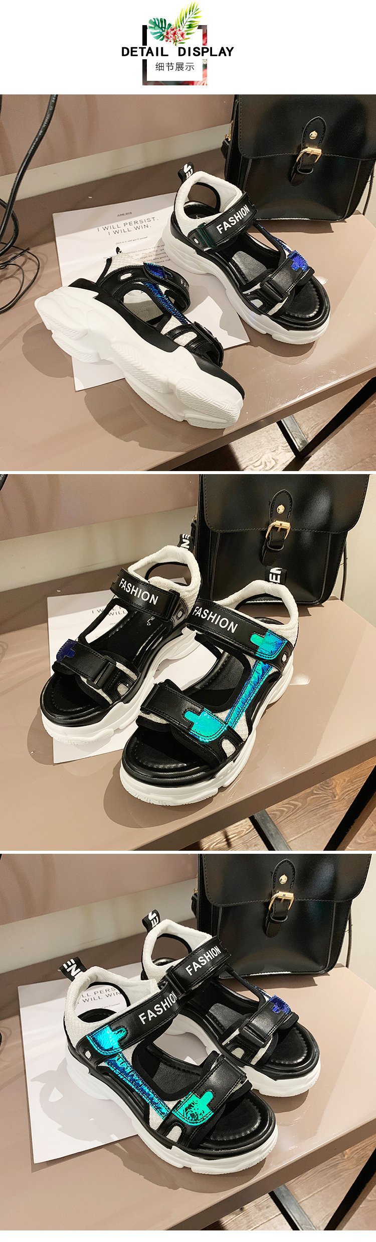 Chaussures été pour femme en Polyuréthane - Ref 3345381 Image 16