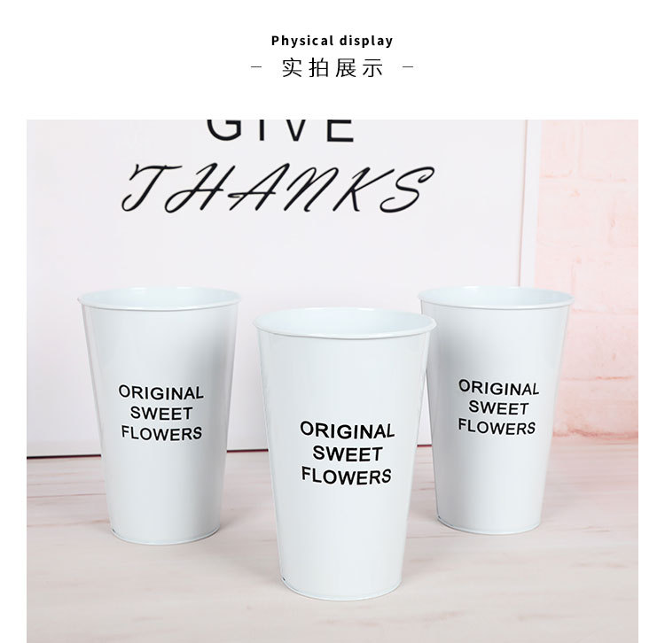 鲜花花桶醒花桶花店鲜花干花花桶花瓶插花花器