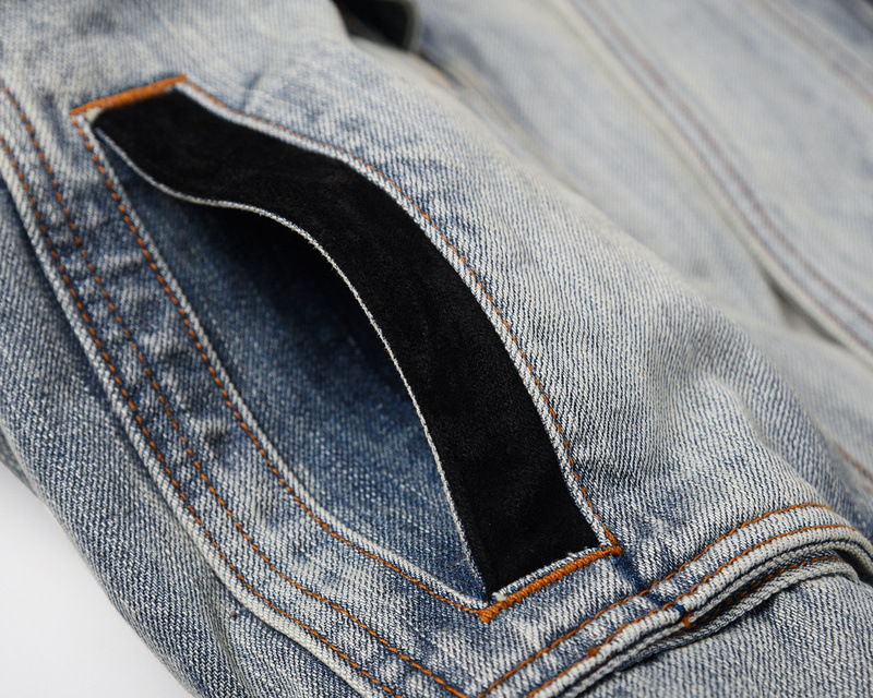 Men's Clothing high street OVER SIZE loose same style retro quilted denim jacket_voghion.com