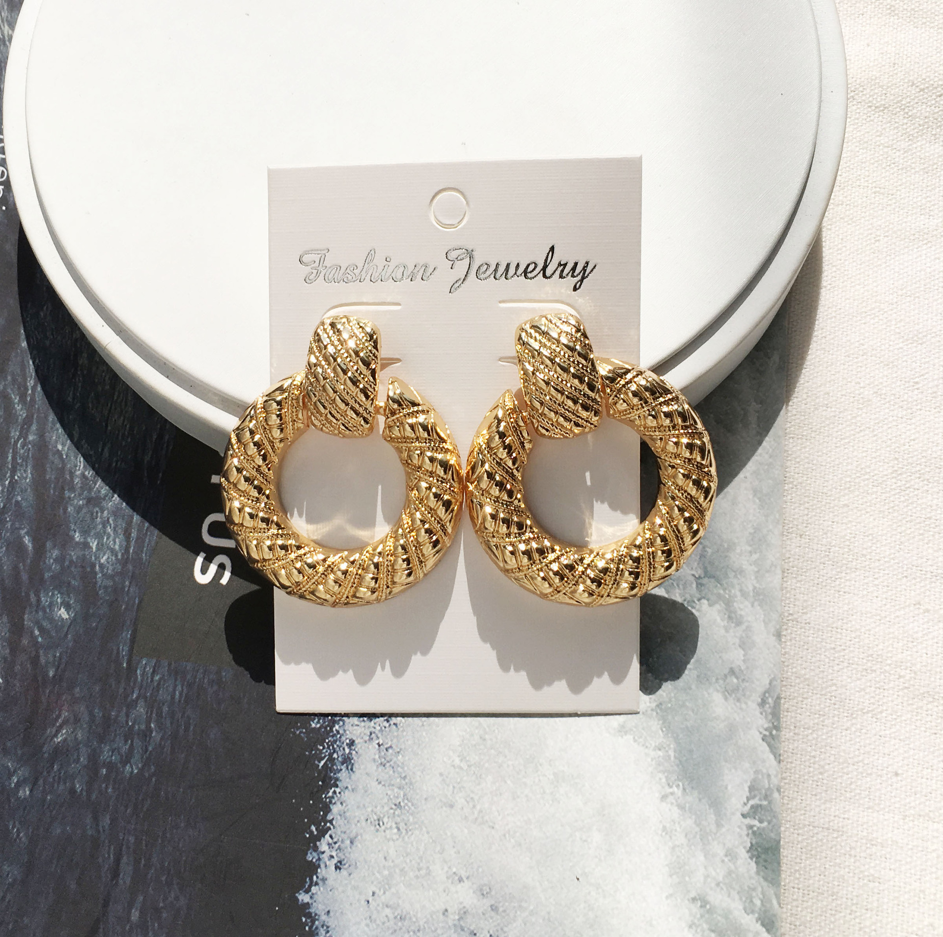alloy retro fashion bohemian earrings wholesale