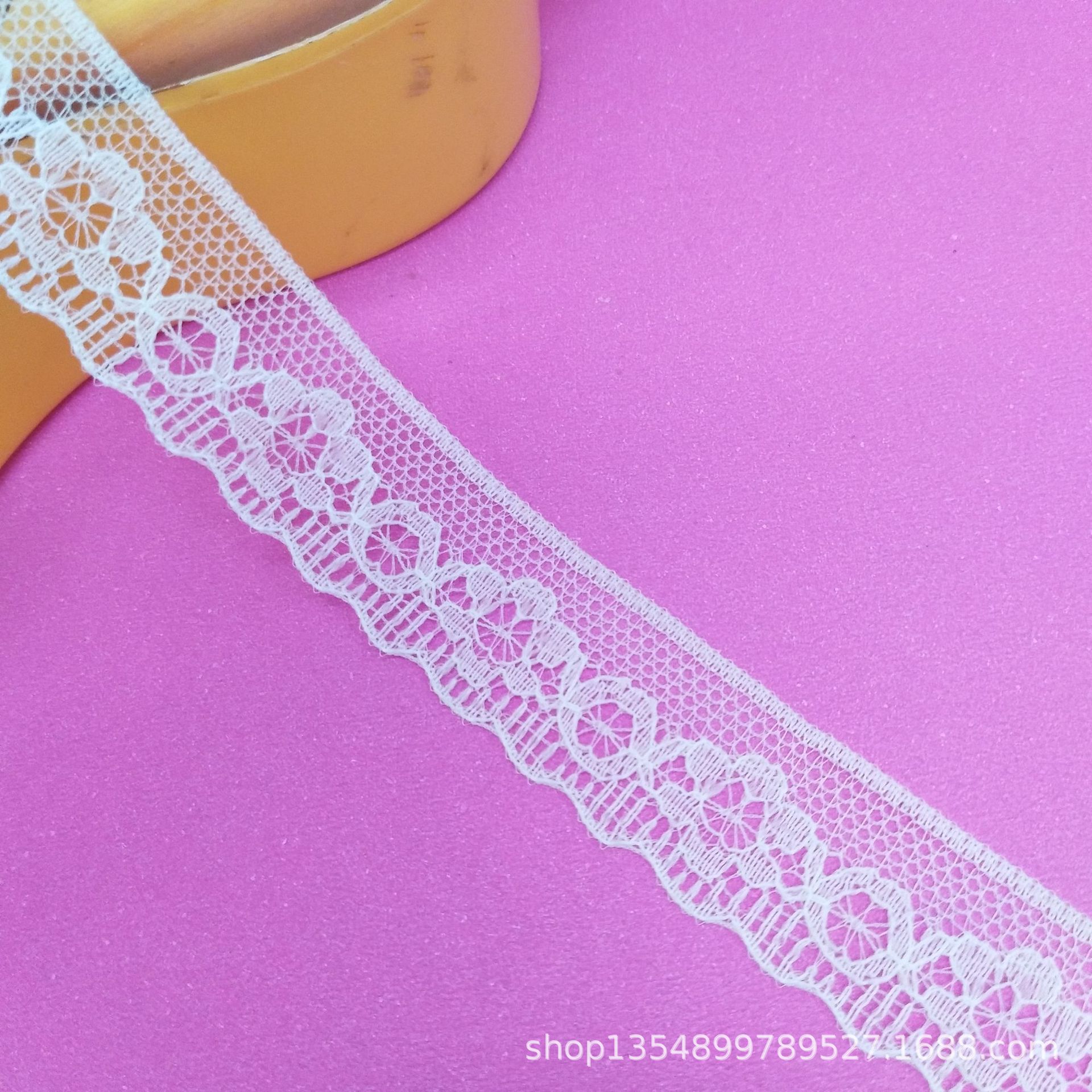 蕾丝花边工厂现货批发新款2cm无弹力蕾丝小花边童装花边婚纱花边