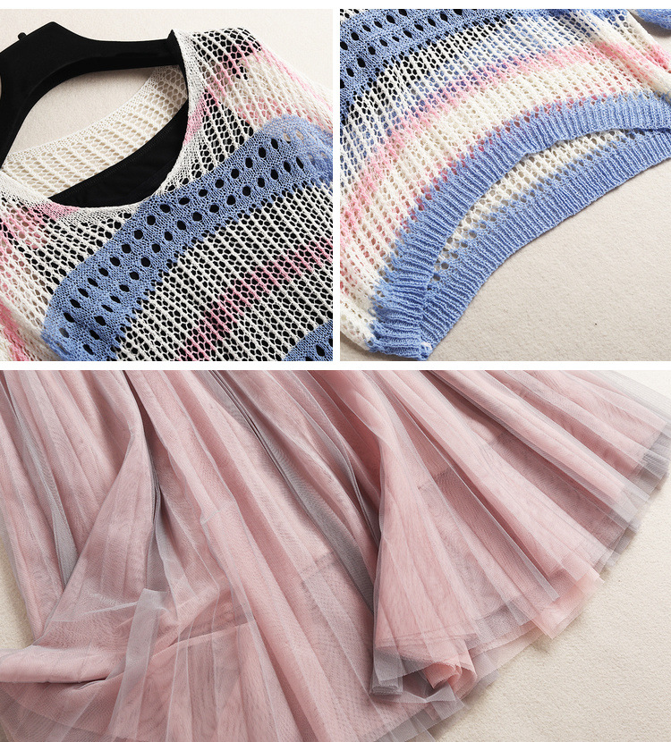 Costume femme SPLIT en Tricot - Ref 3334158 Image 8