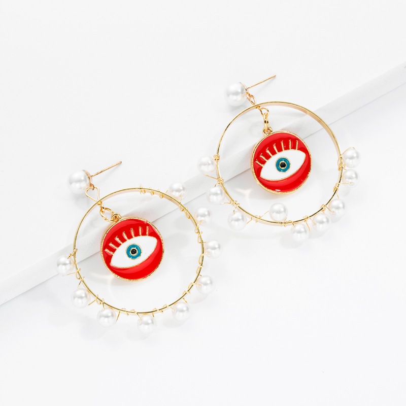 Earrings New Devil's Eye Earrings Fashion Punk Wind Earrings For Women display picture 3