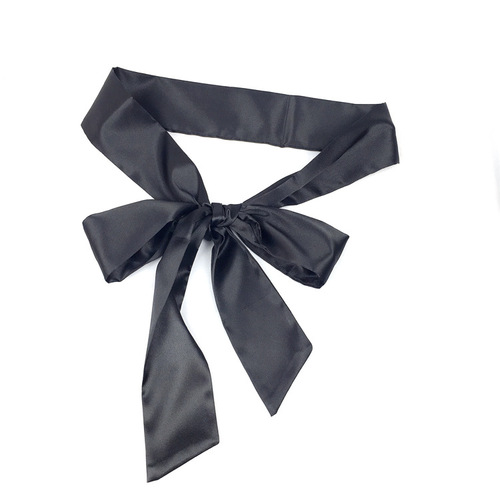 Silk Fabric Waist Belt Wide Belt with Skirt Ladies Strap Clothing Accessory Belt Bow Belt Ribbon Soft Waist Belt