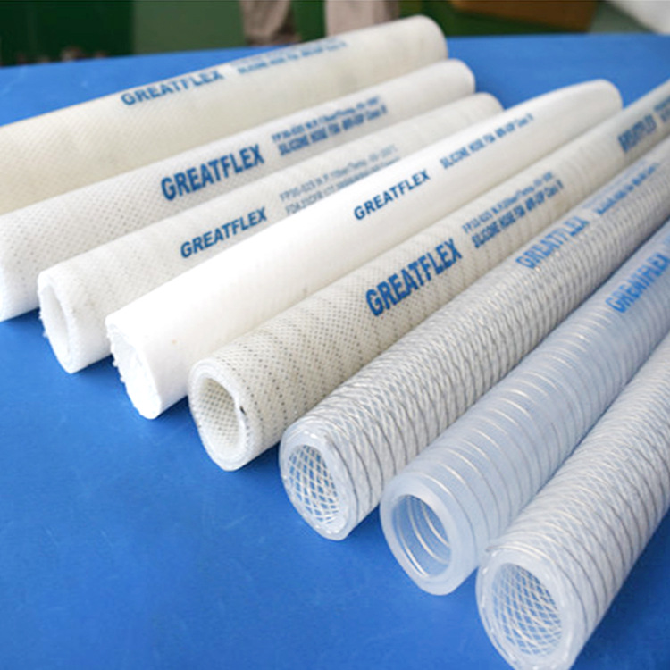 FP30半透明耐高温硅胶管 可定制尺寸颜色耐温耐压钢丝硅胶管