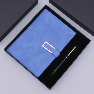 羊巴皮商务笔记本定制logo订制a5记事本套装高档办公文教本子定做|ms