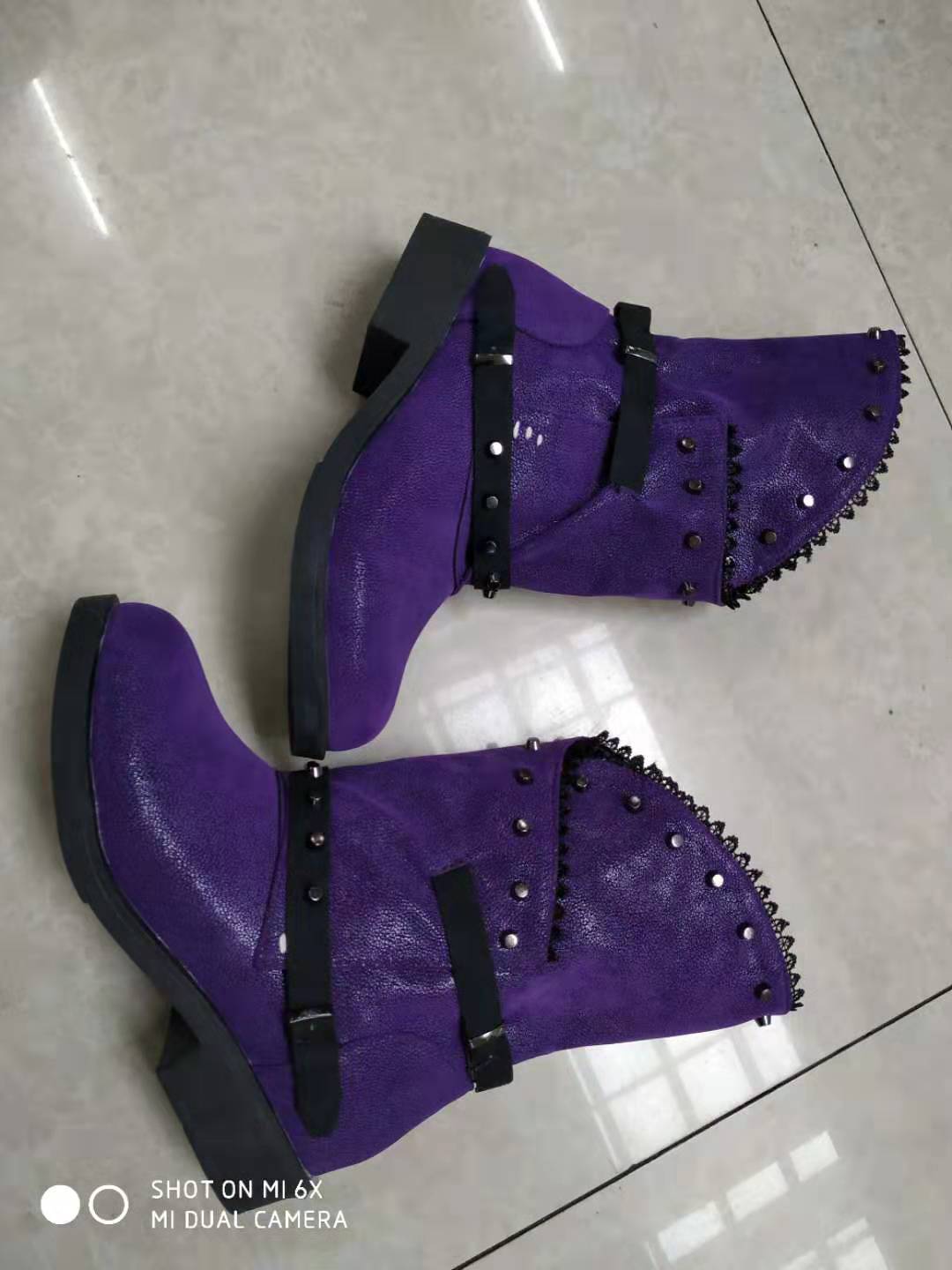 Bottes femme en PU artificiel - Ref 3355420 Image 12