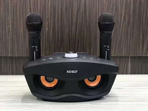 SD-306 Wireless Bluetooth Microphone Card Speaker Home KTV Live Broadcast Portable Speaker Cross-Border Wholesale