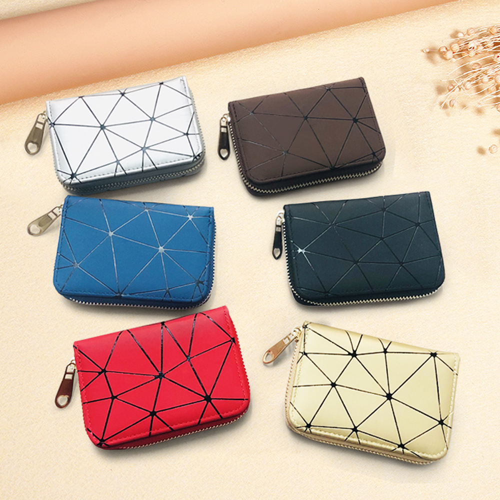Korean New Simple Solid Color Pu Multi-card Wallet display picture 26