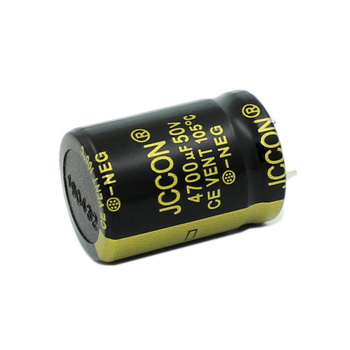 JCCON Black Gold Capacitor 50V 4700uf for audio amplifier filter aluminum electrolytic capacitor 22x30 