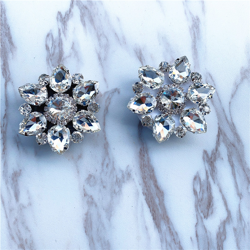50g Weight Universal Applicable Brands Rhinestone Material Korean New Gem Cube Crystal Decoration Bracket Buckle Fastened Ring Desktop Lazy Bedside Live Stream Shooting Bracket