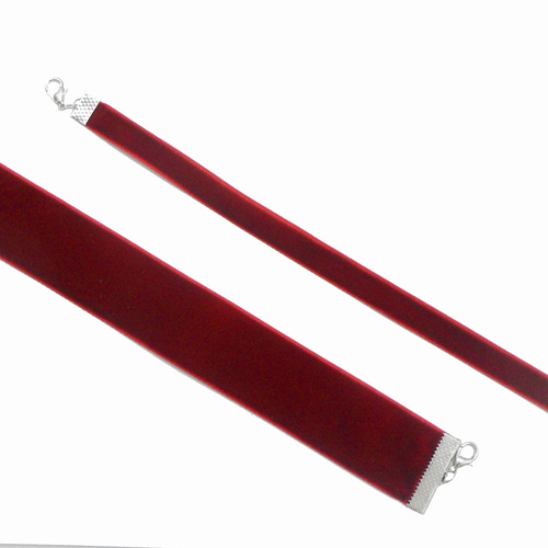 European and American jewelry INS extremely simple style black & red velvet choker choker choker short clavicle chain necklace for women