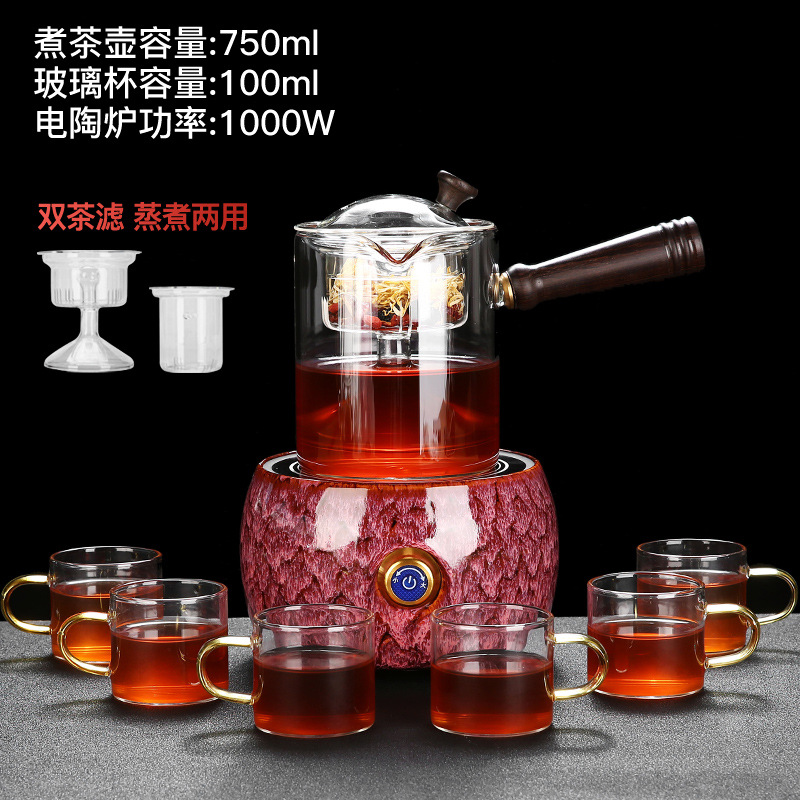 Electric ceramic stove stove household intelligence Iron pot Tea making facilities Boiling water ceramics small-scale Tea furnace Manufacturer wholesale