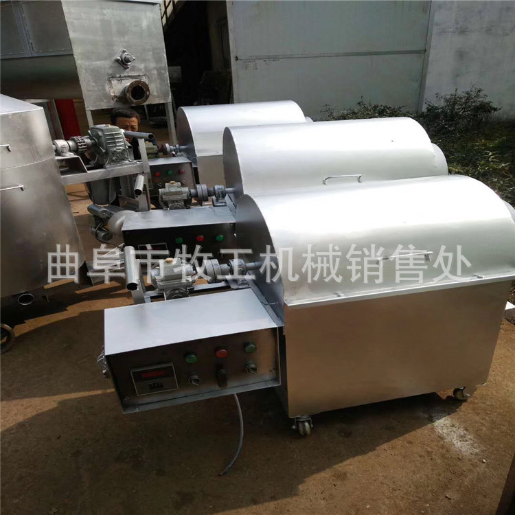 200斤不锈钢炒货机规格 小型电加热炒货机图片 燃气炒货机