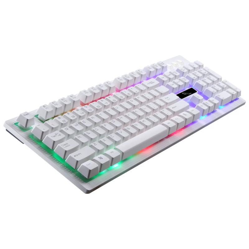 Wholesale Light Chasing Leopard G20 Wired USB Games Floating Mechanical Handsome Keyboard Mouse Set Lightweight Keyboard Mouse Set
