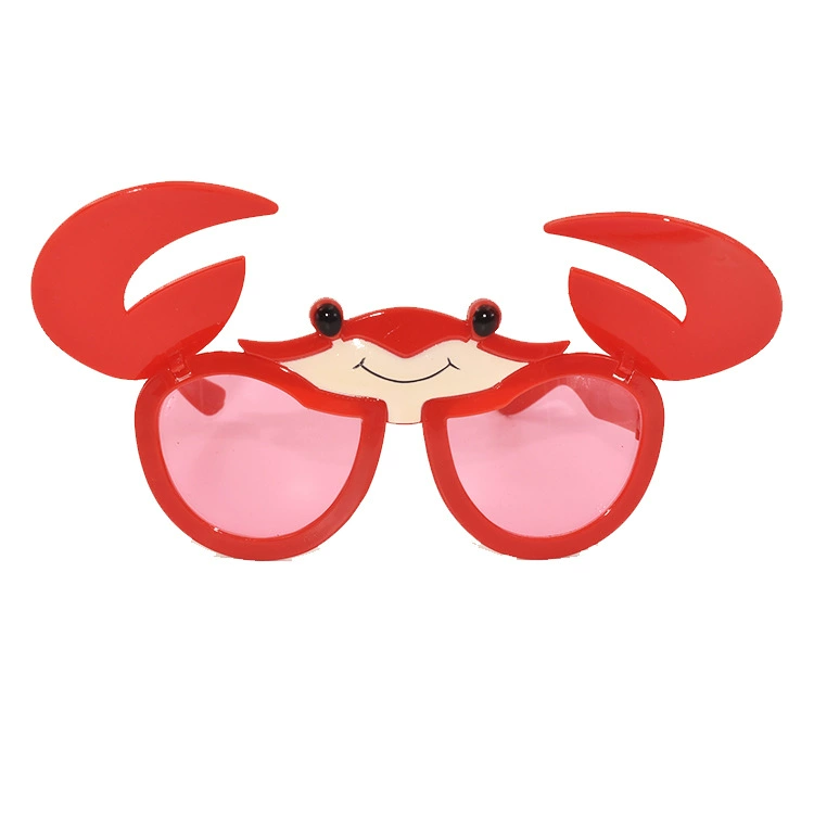 Очковая ракаобразная ( Crab shaped glasses ), забавные очки для пляжных фото, забавные реквизитные очки для гавайских вечеринок