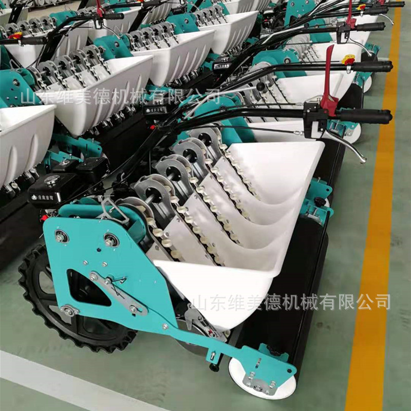 自走式五行大蒜种植机  拖拉机后置6行大蒜播种机高效率省人工