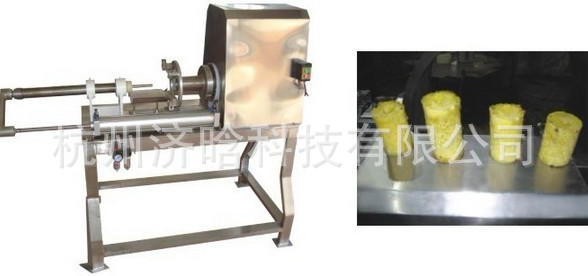 菠萝去皮冲心机,菠萝去皮通心机,菠萝去皮去芯机