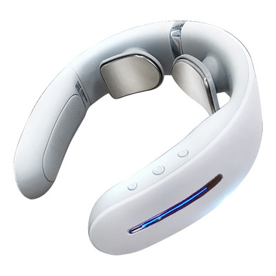 颈椎按摩器颈部按摩仪多功能脖子振动脉冲家用智能护颈仪肩OEM|ms