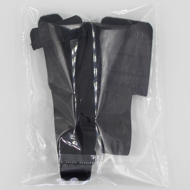 블랙 더블 열 1.9cm 버클 매달려 어깨 끈 (독립 포장)