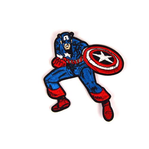 Factory Direct Sale Cute Animal Fabric Accessories Clothing Decorative Patches Dual-Barbed Panda Dinosaur Embroidered Fabric Stickers