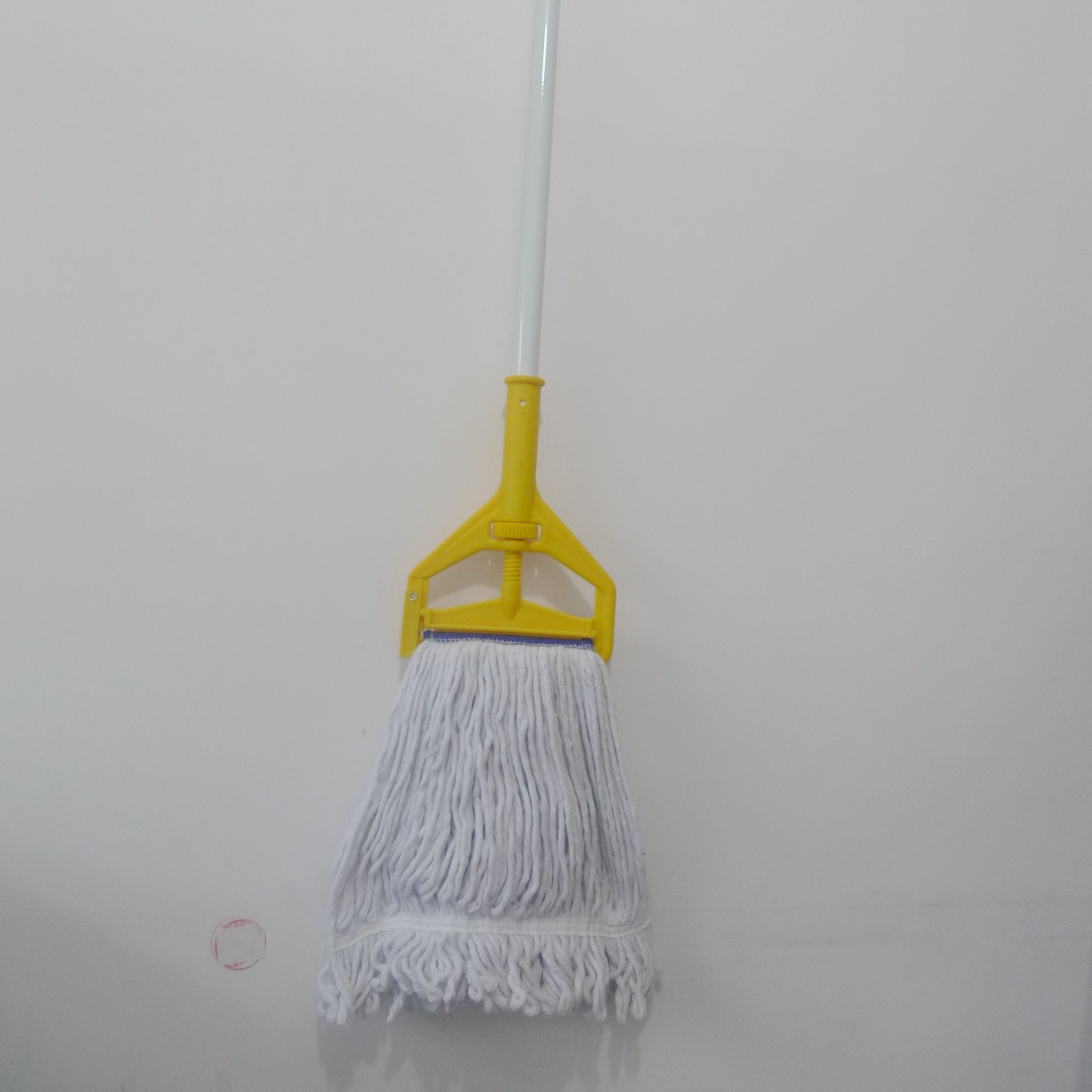 老式普通家用圆头线吸水墩布排线地拖 螺纹夹拖把