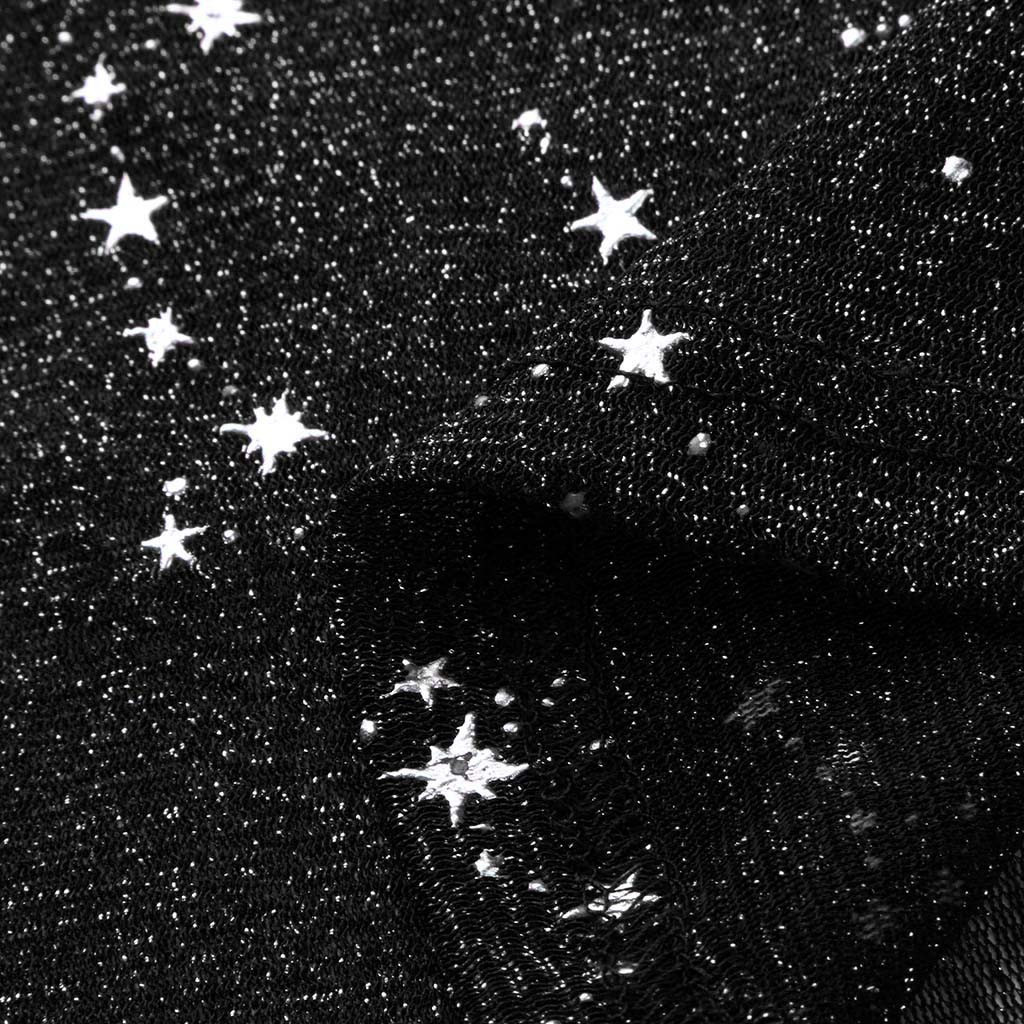 Black Mesh Sheer Top Image 4