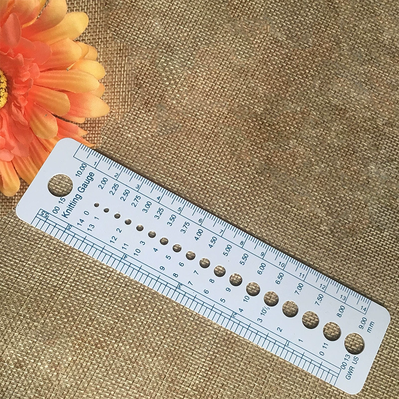 Пластиковая линейка шерстяная игла свитер игла линейка суппорт DIY тканевые аксессуары ручной работы измерительный инструмент измерительное устройство иглы