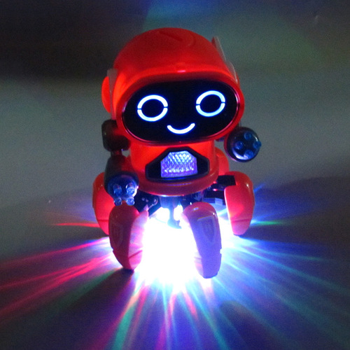 The same toy electric cartoon six-clawed fish robot dancing music lights children wholesale street stall hot sale