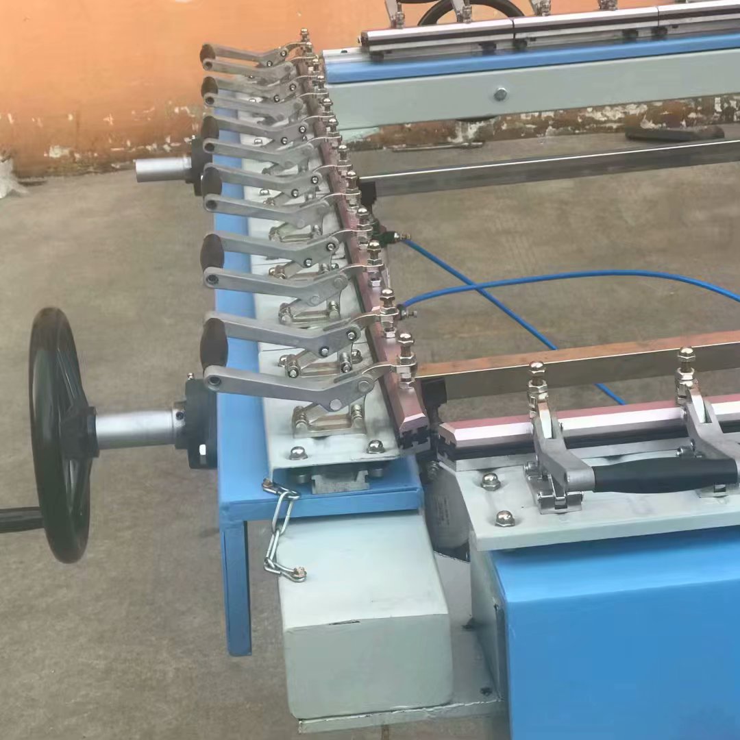 厂家直供  手轮双夹机械拉网机  jy150绷网机 金阳丝印器材设备厂