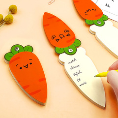 Manufacturer supplies Korean creative spiral note book carrot portable small book blank word book card