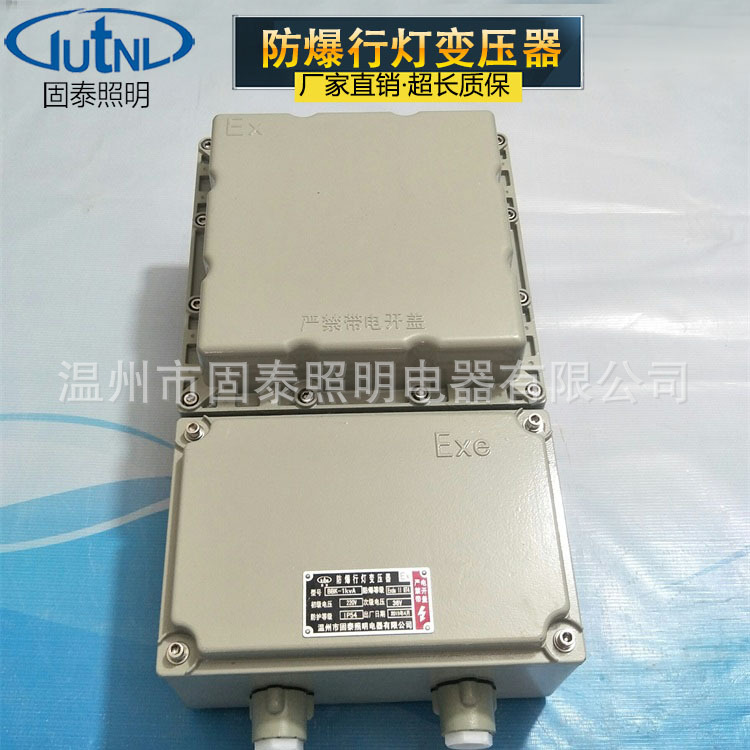 供应220V变12V 24V防爆变压器 工厂用行灯变压器铸铝防爆IIB IIC