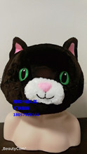 eBay亞馬遜熱賣黑貓動物卡通頭套萬聖節聖誕面具復活節人偶頭套