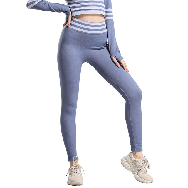 Yoga pants running fitness sport stripes fitness and sportswear
