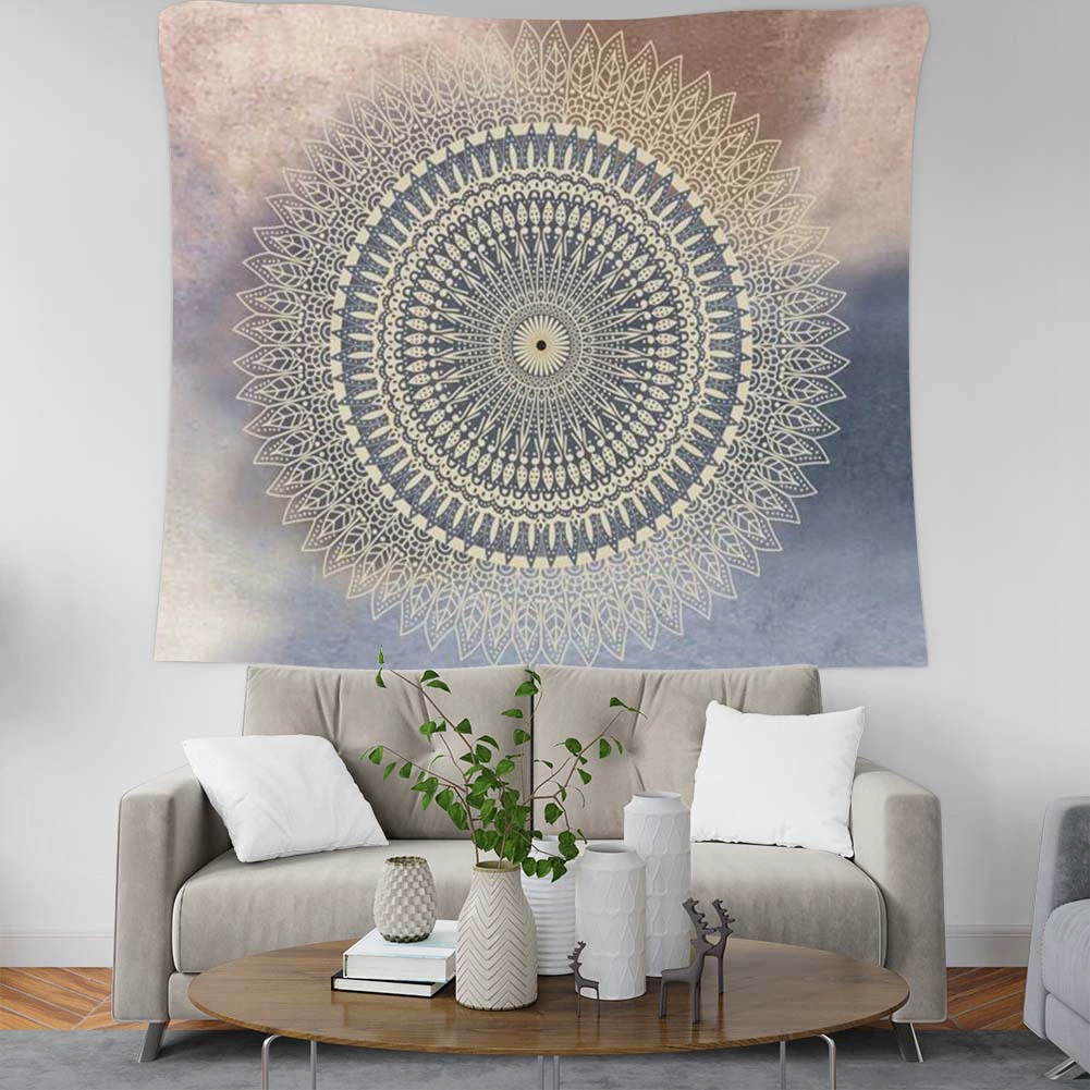 Вышивка 2 дня волосы широкие Большая ширина двери гобелен с цифровым принтом пейзаж Манча Луо домашний настенный интерьер декоративная ткань