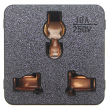 工业10A专用嵌入式PDU模块插座插排插座面板插孔电源插座PDU配件