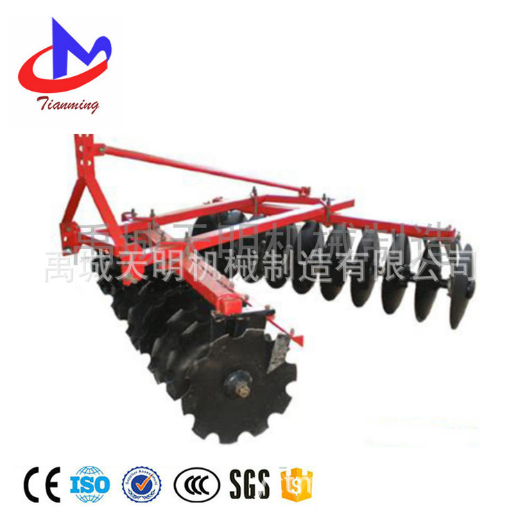 80-100马力系列液压重型偏置重耙32片偏置圆盘耙液压运输拖拉机
